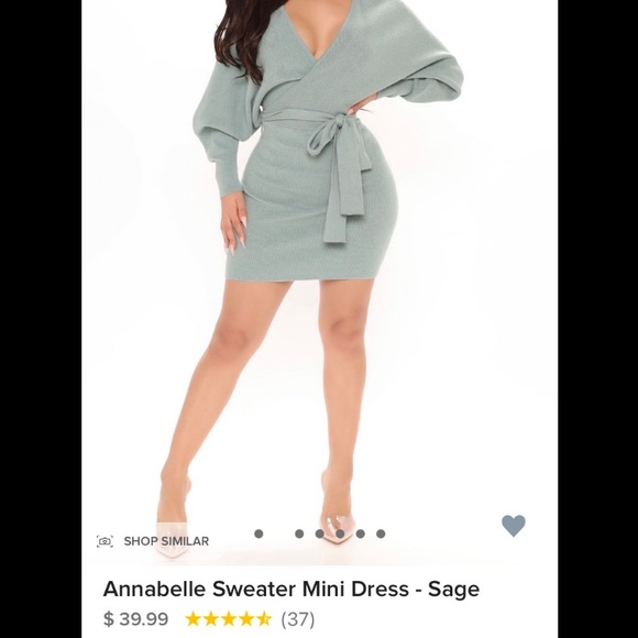 Sage Sweater Dress - Picture 5 of 5